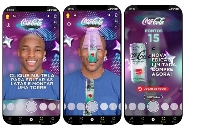 Coca-Cola celebra o lançamento da Coca‑Cola® K-Wave no Snapchat