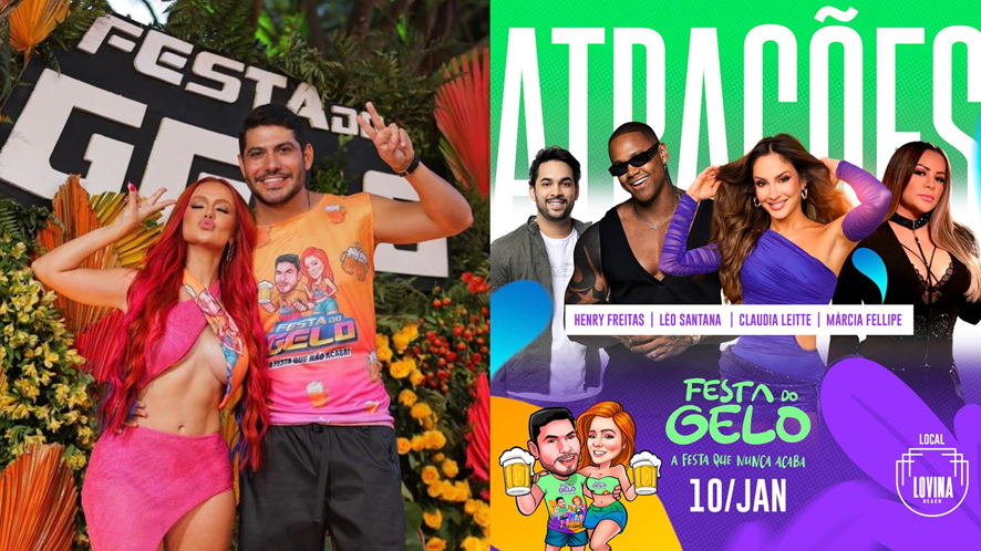 Claudia Leitte, Léo Santana, Márcia Fellipe e Henry Freitas são confirmados para quarta edição da Festa do Gelo  1