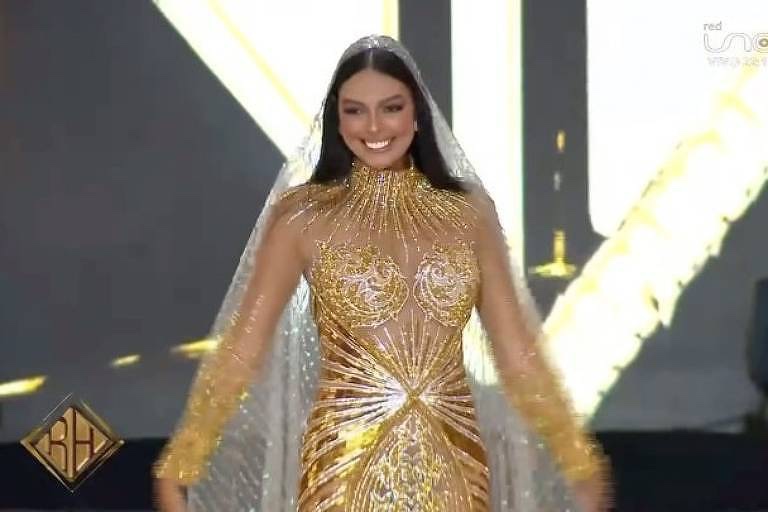 Miss Brasil usa vestido inspirado em Nossa Senhora Aparecida em concurso mundial 1