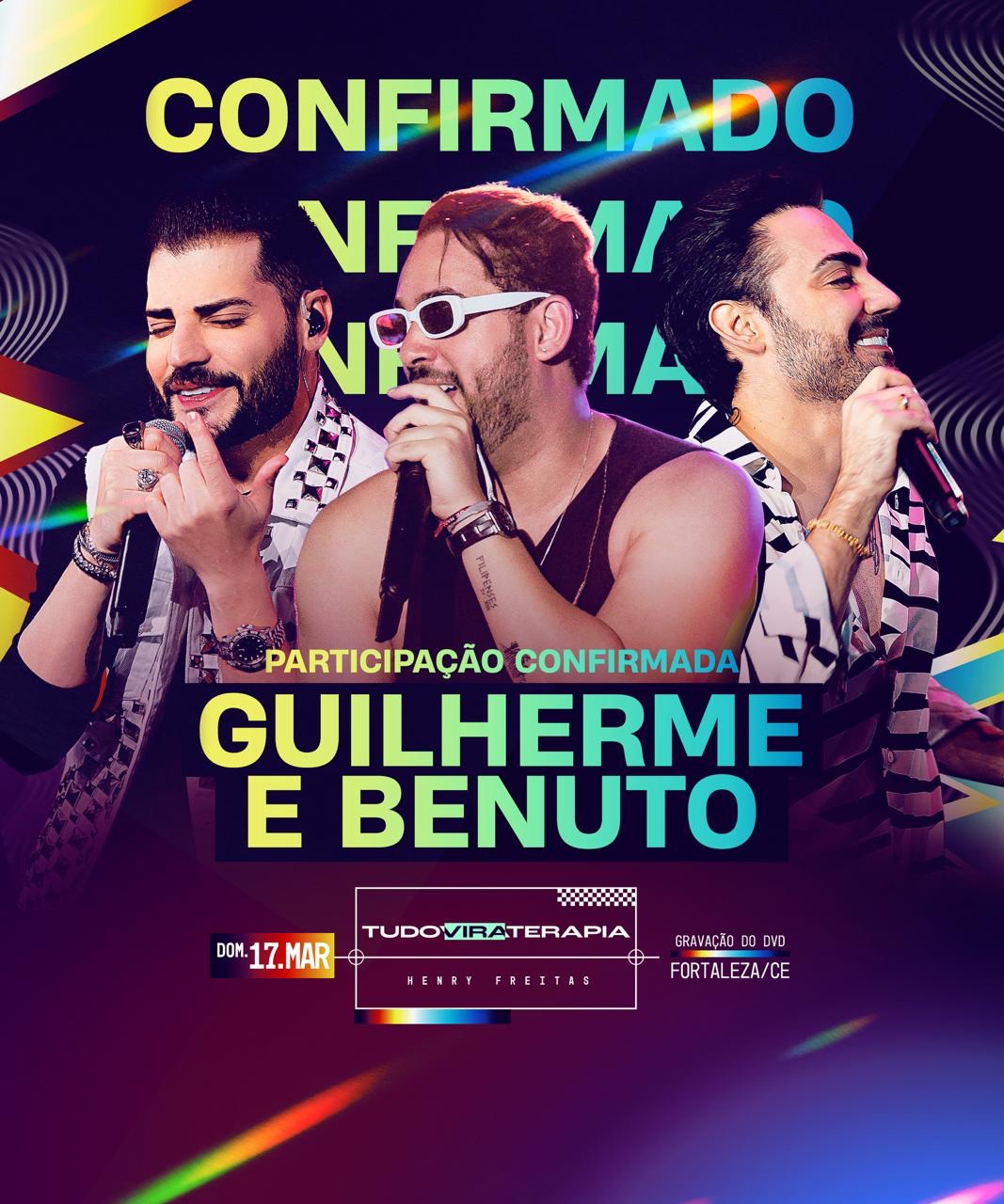 Henry Freitas anuncia participação de Guilherme & Benuto em novo DVD 1