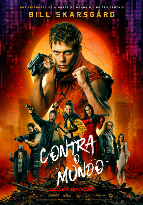 Bill Skarsgård estampa cartaz alternativo de "Contra o Mundo" 1