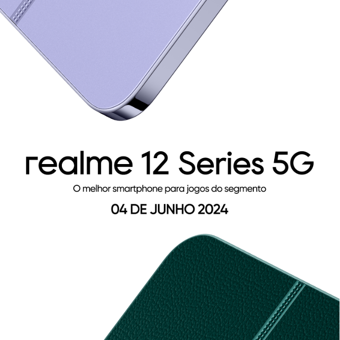 realme 12 Series 5G chega oficialmente ao Brasil em 4 de junho