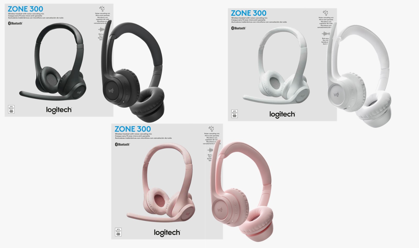 Logitech lança no Brasil o headset sem fio Bluetooth Zone 300