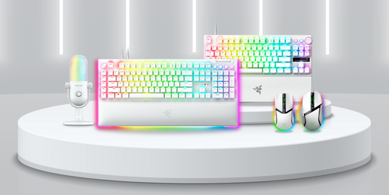 Razer eleva a excelência em jogos com novos periféricos White Edition