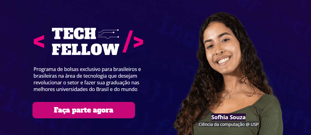 Inscrições abertas para o programa de bolsas de tecnologia da Fundação Estudar que, este ano, conta com a parceria do Nubank para impulsionar diversidade na área tech