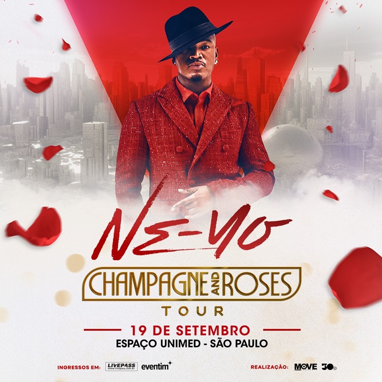 NE-YO anuncia esperado show solo em São Paulo