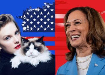 Taylor Swift, dona de gatos e sem filhos declara apoio Kamala Harris para Presidência dos EUA
