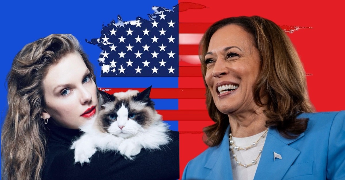 Taylor Swift, dona de gatos e sem filhos declara apoio Kamala Harris para Presidência dos EUA