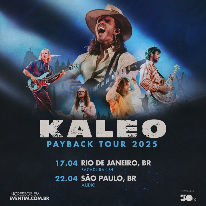 KALEO no Brasil! Banda desembarca com a Payback Tour