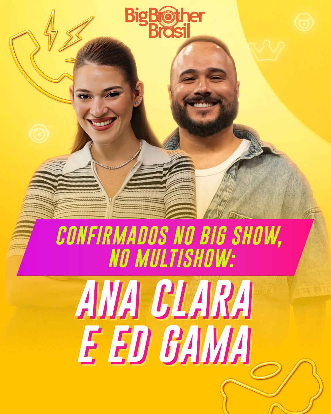 Multishow ganha novo programa, 'Big Show', sob o comando de Ana Clara e Ed Gama