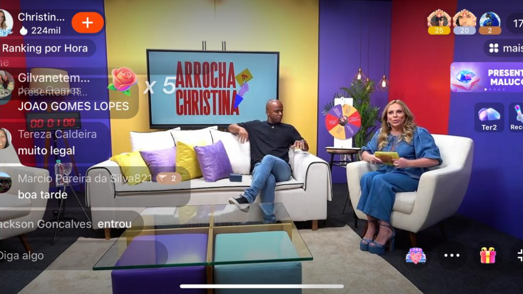 Famílias de Diogo e Aline se alfinetam e revelam se apoiam o casal no programa de Christina Rocha