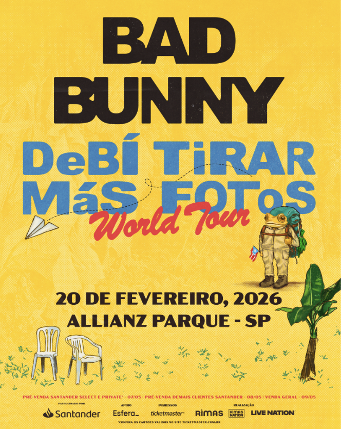 Bad Bunny anuncia turnê no Brasil