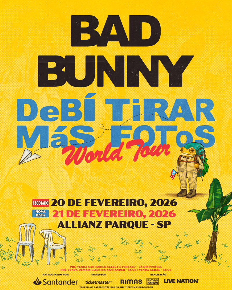 Bad Bunny anuncia data extra no Brasil