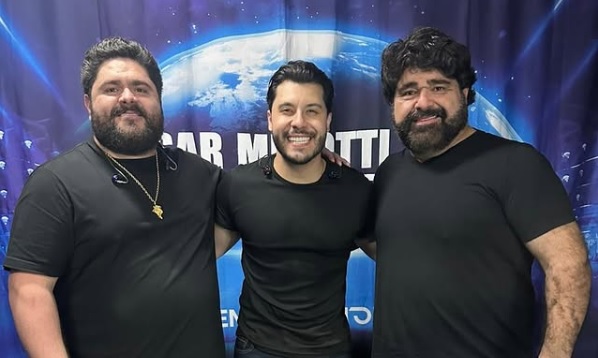 cesar menotti e fabino com murilo huff