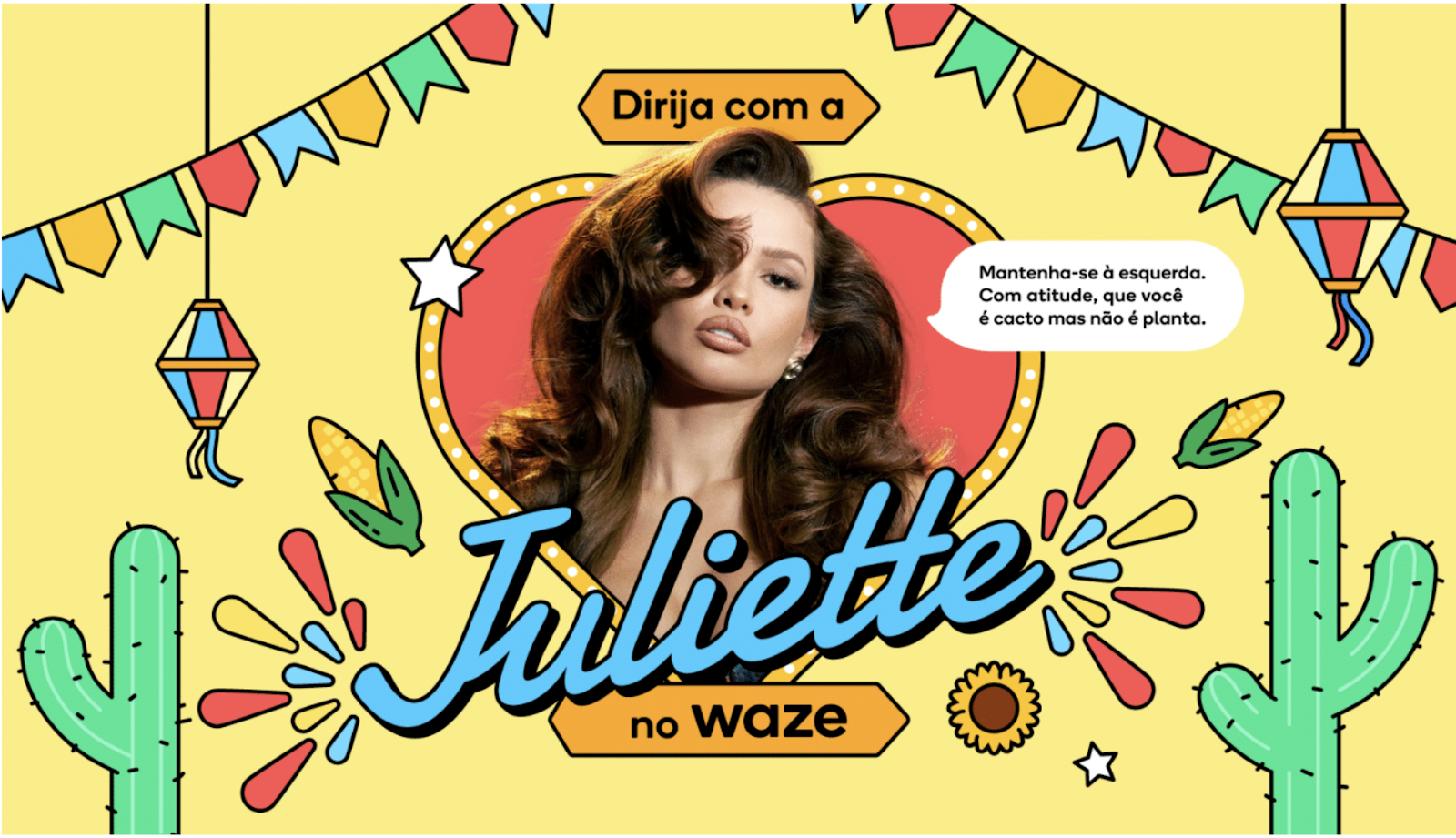 Especial de São João: Juliette é a mais nova voz do Waze