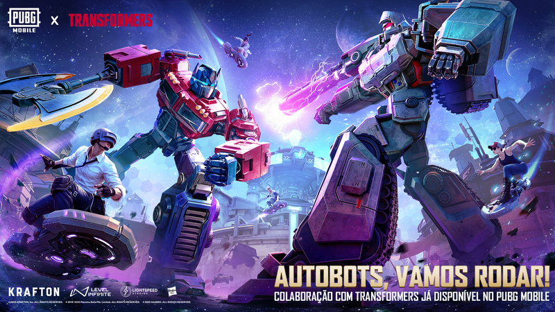 TRANSFORMERS em PUBG MOBILE é mais do que os olhos podem ver