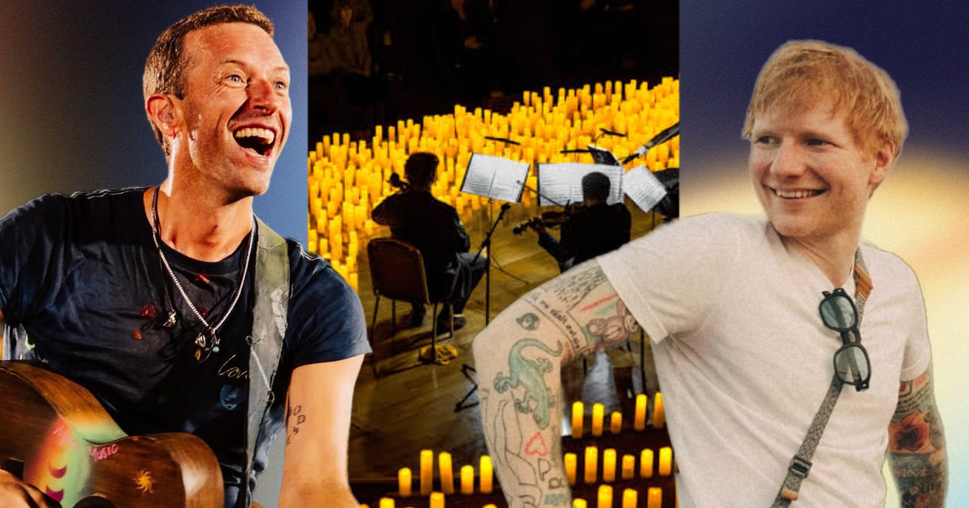 Candlelight em Londrina: Coldplay e Ed Sheeran como você nunca ouviu