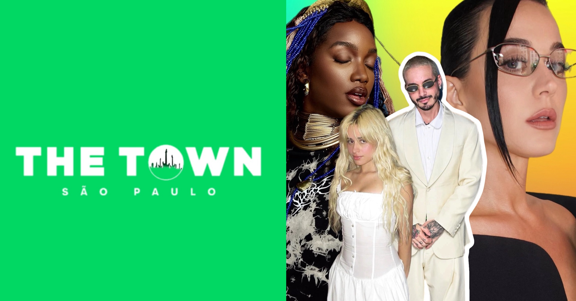 The Town 2025: 14 de setembro traz Katy Perry, Camila Cabello, J Balvin, IZA e Ludmilla