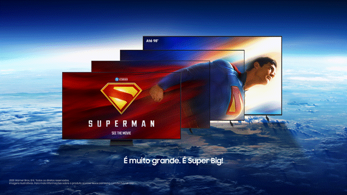 Samsung leva Superman para sua sala com nova coleção gratuita da DC Comics na Art Store