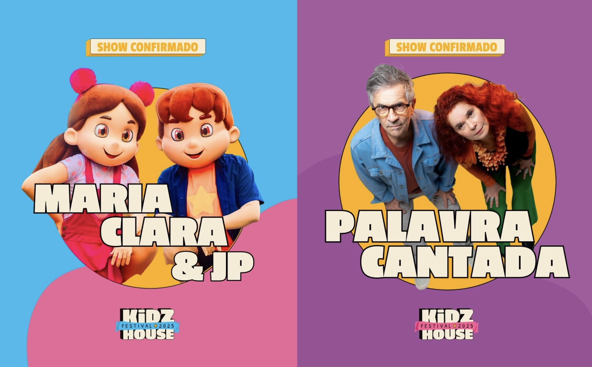 Kidzhouse Festival 2025: Palavra Cantada e Maria Clara & JP Lideram Line-up em São Paulo