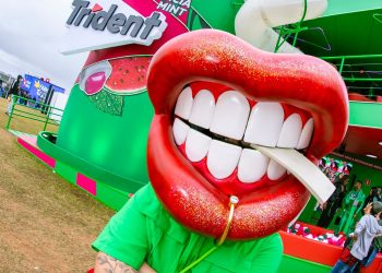 Quer os brindes da Trident? Só quem for ao The Town leva