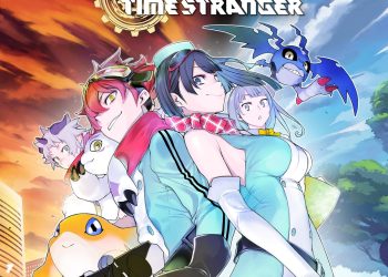 Imagem de capa promocional do jogo Digimon Story: Time Stranger