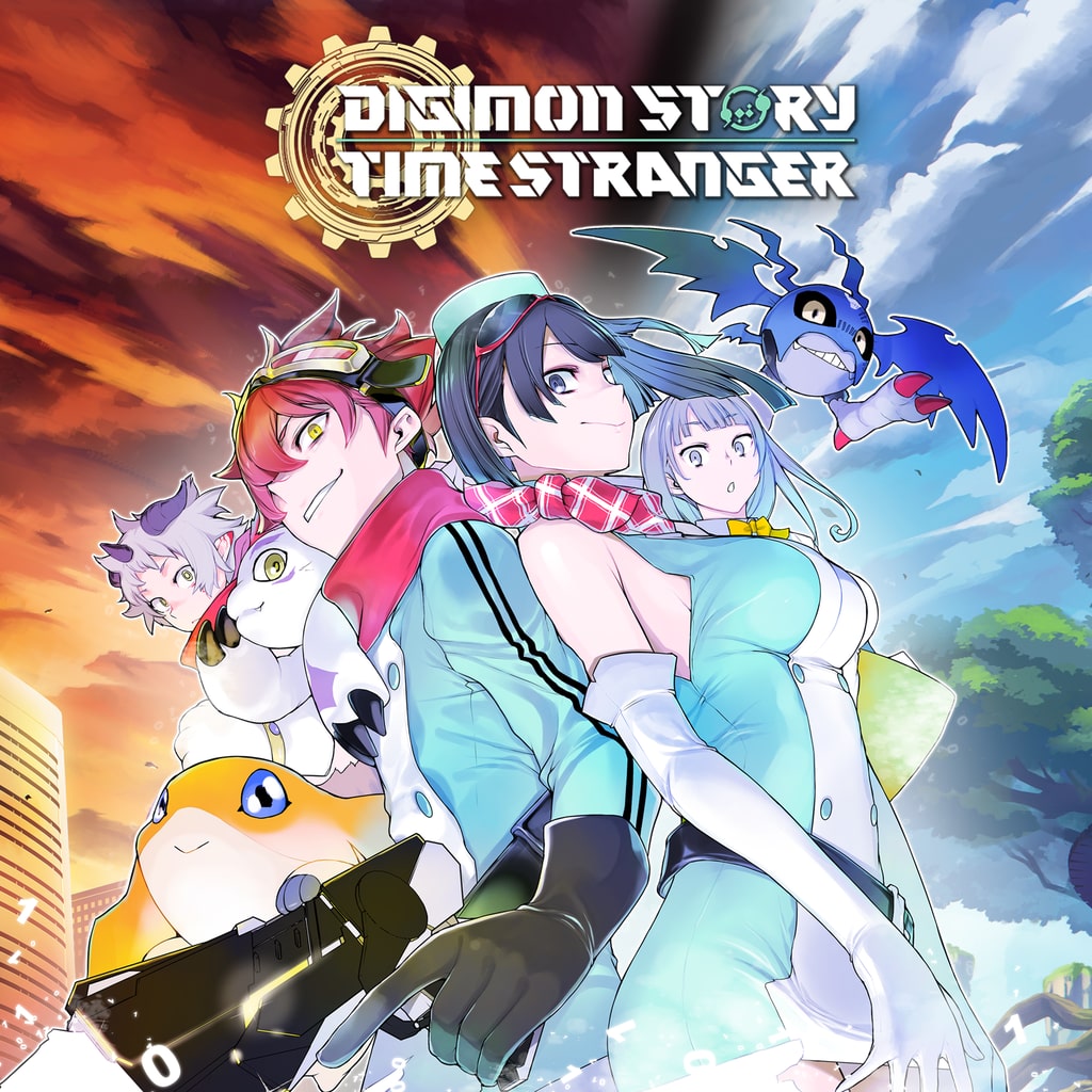 Imagem de capa promocional do jogo Digimon Story: Time Stranger