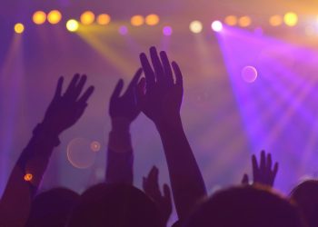 group of people in a concert