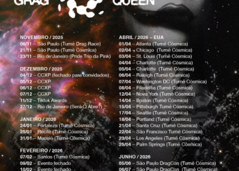 Grag Queen anuncia turnê ‘Cósmica’ com agenda Nacional, Internacional e lançamento de novo álbum