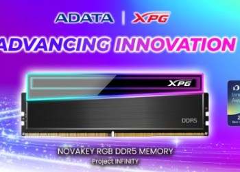 XPG é destaque na CES 2026 ao vencer o prêmio “Best of Innovation” com a memória gamer NOVAKEY RGB DDR5