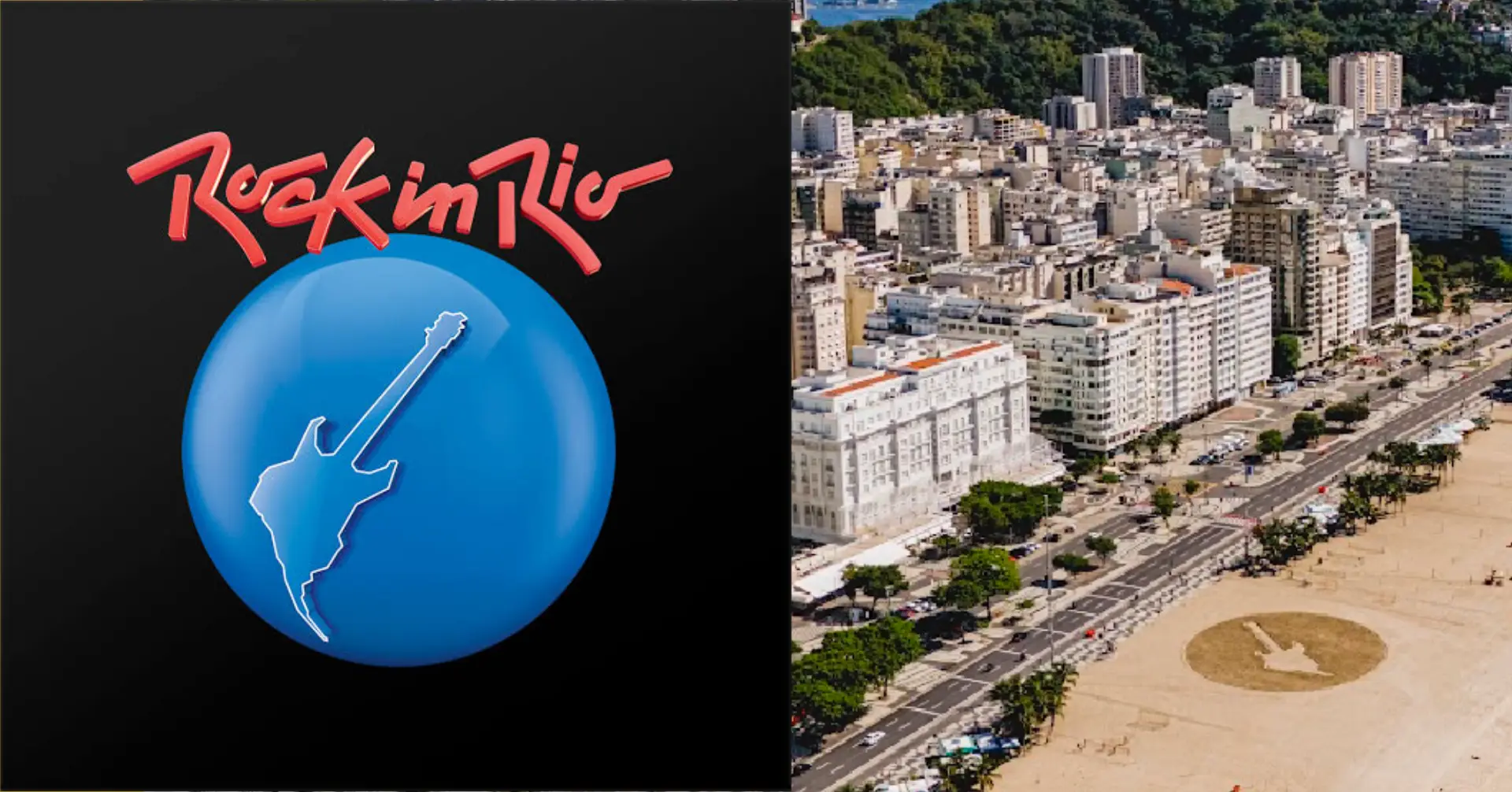 Rock in Rio invade Copacabana com guitarra gigante e lança promoção no TikTok que vai fazer muita gente rebolar por ingressos