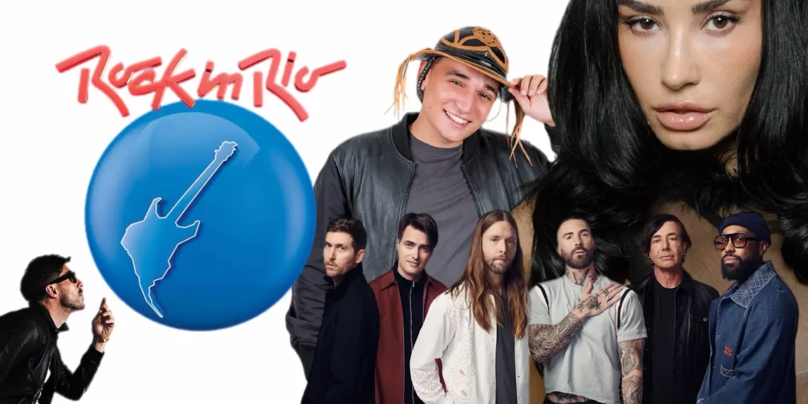 Rock in Rio surta e libera pacote gigante de atrações: Maroon 5, Demi Lovato, Mumford & Sons, Jamiroquai, além de João Gomes e Orquestra Brasileira